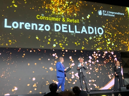 Lorenzo Delladio, CEO La Sportiva, named Italian Entrepreneur of the Year Consumer & Retail category