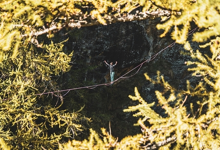 Valle dell'Orco, Valle Orco Climbing Festival - Highline durante il Valle Orco Climbing Festival 2021