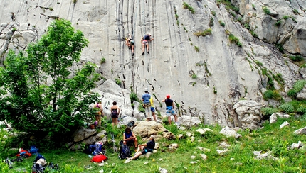 Moon Wall, Falesia di Gias Gruppetti, Giovanni Massari - Corso Arrampigranda alla Moon Wall / Falesia di Gias Gruppetti