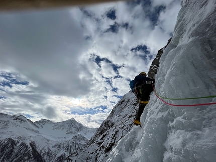 Cascata del Monzino, Val Veny, Mont Blanc, Massimo Datrino, Gianluca Marra - Cascata del Monzino in Val Veny, Mont Blanc massif (Massimo Datrino, Gianluca Marra 01/12/2021)