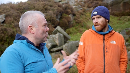 Siebe Vanhee, gritstone UK - Siebe Vanhee and John Dunne