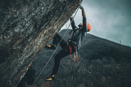 Mondo Perduto, Drytooling - Dry tooling al Mondo Perduto a Guarcino nel Lazio