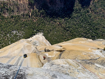 The Nose, El Capitan, Yosemite, Stefano Ragazzo, Silvia Loreggian - El Capitan, Yosemite: la perfetta linea di The Nose sotto ai nostri piedi