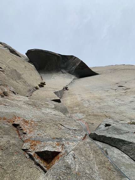 The Nose, El Capitan, Yosemite, Stefano Ragazzo, Silvia Loreggian - Silvia Loreggian sul Great Roof di The Nose, El Capitan, Yosemite