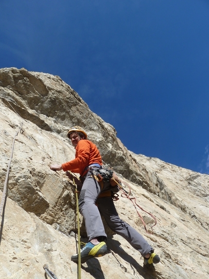 Punta Nini di Cateissard, Valle di Susa - Punta Nini di Cateissard in Val di Susa: Andrea Giorda libera il secondo tiro del Muro Magico (Peccati di Presunzione)