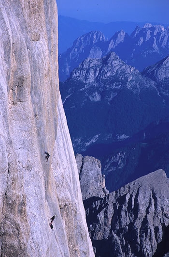 Climbing in the Dolomites