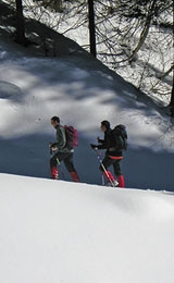 La prevenzione degli incidenti da valanga nelle escursioni con le racchette da neve - Con le ciaspe in Friuli Venezia Giulia. 
