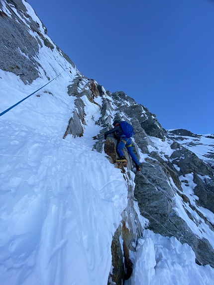 Cima Busazza, Adamello – Presanella, Strapazzati dalla Luna Piena, Emanuele Andreozzi, Matteo Faletti, Francesco Nardelli - Strapazzati dalla Luna Piena alla Cima Busazza (Adamello – Presanella) aperta da Emanuele Andreozzi, Matteo Faletti, Francesco Nardelli il 17/12/2021