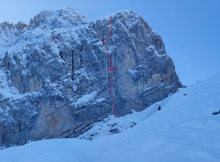 Video: Dario Eynard e la prima solitaria invernale della parete Nord della Presolana