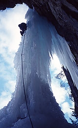 Ice climbing belays / How to construct belays on ice as safely as possible.