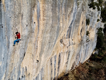 Silvio Reffo 8b+ a-vista a Grotti e al Gabbio di Ferentillo