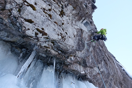 Marcel Schenk adds La bella e la bestia to Valle Albigna (Val Bregaglia), Switzerland