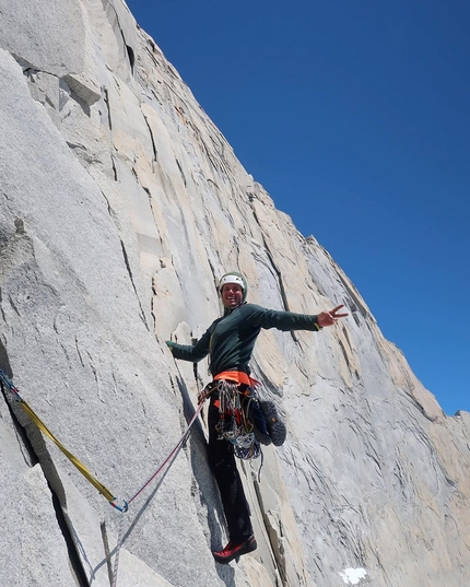 Cerro Catedral, Patagonia, Juan Señoret, Cristobal Señoret - Dos Hermanos on Cerro Catedral in Patagonia first ascended by Cristobal Señoret and Juan Señoret