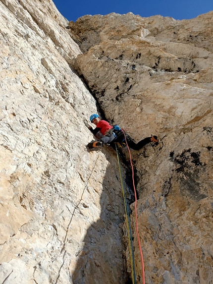 Fiaba della Sera, Pala di San Martino, Dolomiti, Alessandro Baù, Alessandro Beber, Pale di San Martino, Dolomiti, - Fiaba della Sera alla Pala di San Martino, Dolomiti (Alessandro Baù, Alessandro Beber 09/2021)