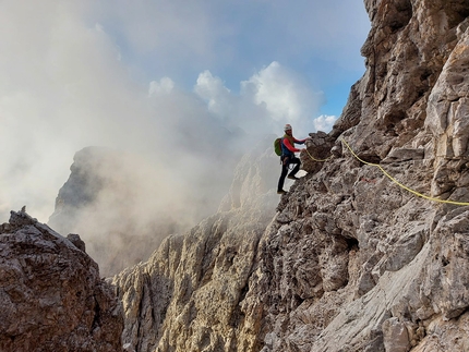 Fiaba della Sera, Pala di San Martino, Dolomiti, Alessandro Baù, Alessandro Beber, Pale di San Martino, Dolomiti, - Fiaba della Sera alla Pala di San Martino, Dolomiti (Alessandro Baù, Alessandro Beber 09/2021)