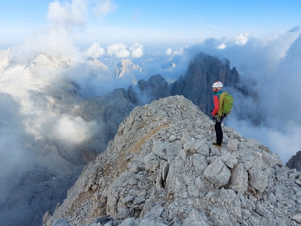 Fiaba della Sera, Pala di San Martino, Dolomiti, Alessandro Baù, Alessandro Beber, Pale di San Martino, Dolomiti, - Fiaba della Sera alla Pala di San Martino, Dolomiti (Alessandro Baù, Alessandro Beber 09/2021)