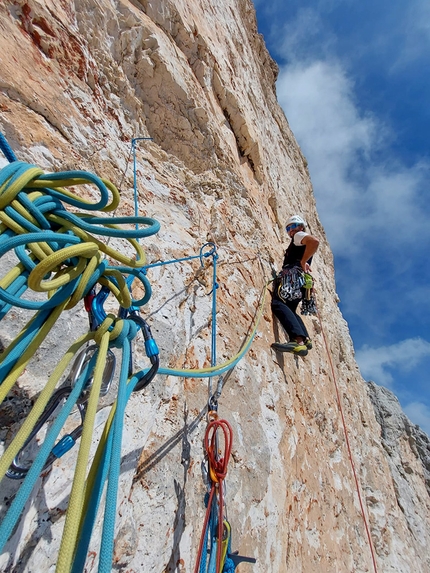 Fiaba della Sera, Pala di San Martino, Dolomiti, Alessandro Baù, Alessandro Beber, Pale di San Martino, Dolomiti, - Fiaba della Sera alla Pala di San Martino, Dolomiti (Alessandro Baù, Alessandro Beber 09/2021)