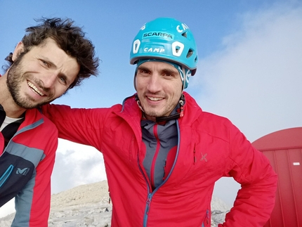 Alessandro Baù e Alessandro Beber vincono il Premio Silla-Ghedina per Fiaba della Sera alla Pala di San Martino