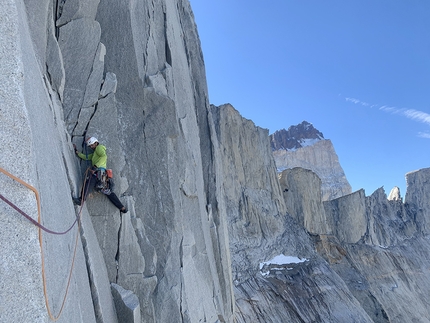 Torres del Paine in Patagonia, big new route climbed on La Hoja by Pepo Jurado, Sebastian Pelletti