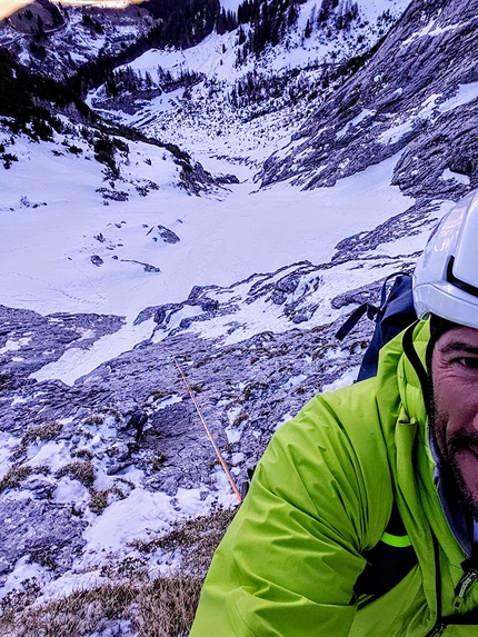 Monte Pegherolo, Alpi Orobie, Cristian Candiotto, Chiara Grattarola, Benigno Balatti - È per te sulla parete NE del Monte Pegherolo, Alpi Orobie (Cristian Candiotto, Chiara Grattarola, Benigno Balatti, 2022)