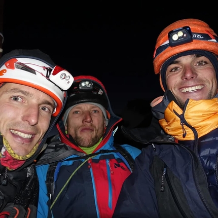 Leo Billon, Sébastien Ratel, Benjamin Védrines climb Matterhorn to complete Winter Direttissima Alpine Trilogy