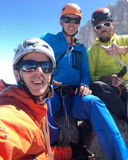 Aguja Saint-Exupéry, Patagonia, Esteban Degregori, Horacio Gratton, Pedrito Odell - El Zorro y la Rosa, Aguja Saint-Exupéry, Patagonia, (6c+ C1 500m, Esteban Degregori, Horacio Gratton, Pedrito Odell 26-27/01/2022)