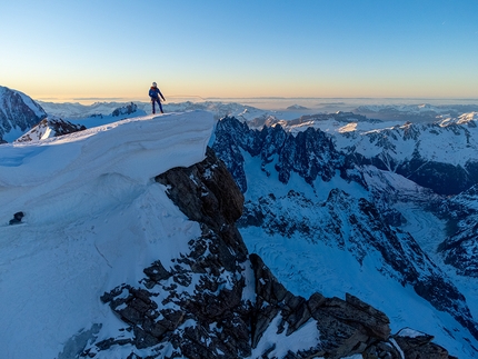 Charles Dubouloz, Les Grandes Jorasses and his Rolling Stones winter solo