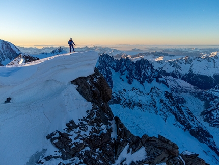 Charles Dubouloz, Les Grandes Jorasses e la solitaria invernale di Rolling Stones