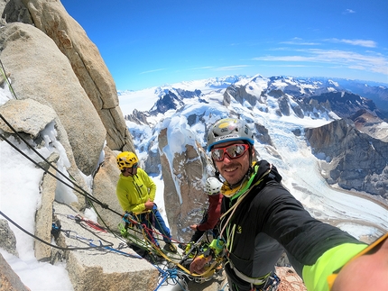 Cerro Torre, Patagonia, Brothers in Arms, David Bacci, Matteo Della Bordella, Matteo De Zaiacomo - Brothers in Arms al Cerro Torre in Patagonia (David Bacci, Matteo Della Bordella, Matteo De Zaiacomo 25-27/01/2022)