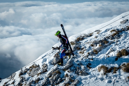 Transcavallo 2022 - Giulia Murada nella 39° edizione della gara di scialpinismo Transcavallo 2022