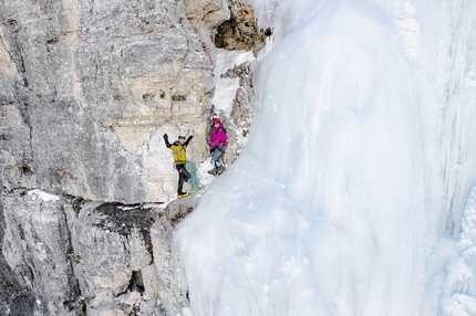 Palazzo d'Inverno, Vallunga, Dolomiti, La Piovra, Giovanni Groaz, Renzo Luzi, DoloMitiche - Alessandro Beber e Giovanni Groaz su Palazzo d'Inverno in Vallunga, Dolomiti