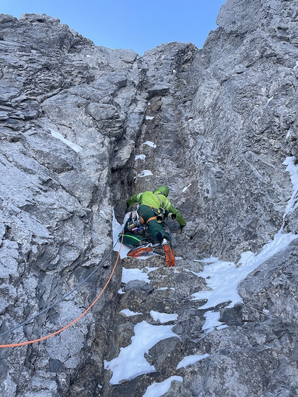 Armighorn, Bernese Oberland, Putins Paranoia Trip, Janluca Kostner, Silvan Schüpbach - Putins Paranoia Trip on the North Face of Armighorn in the Bernese Oberland (Janluca Kostner, Silvan Schüpbach 05-06/03/2022)