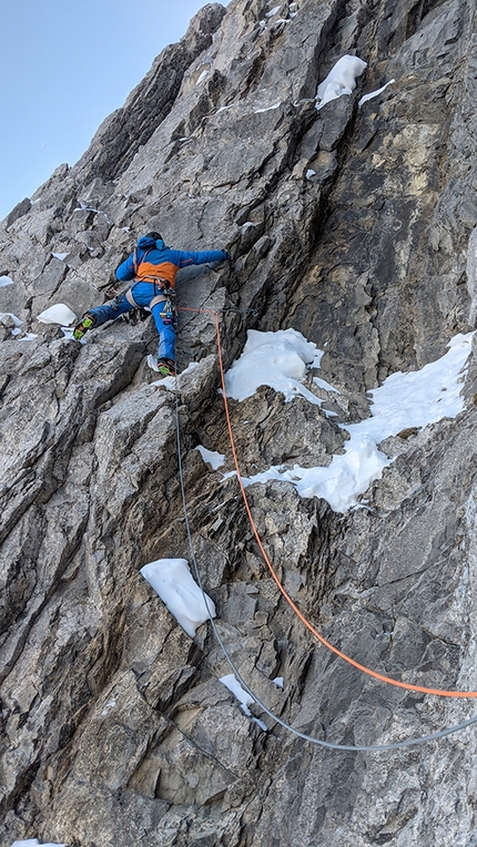 Armighorn, Bernese Oberland, Putins Paranoia Trip, Janluca Kostner, Silvan Schüpbach - Putins Paranoia Trip on the North Face of Armighorn in the Bernese Oberland (Janluca Kostner, Silvan Schüpbach 05-06/03/2022)