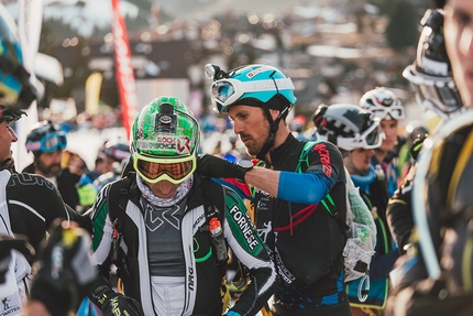 Sellaronda Ski Marathon 2019 - During the Sellaronda Ski Marathon 2019