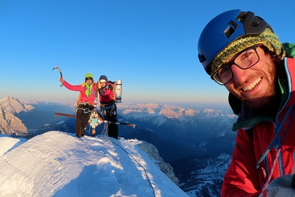 Solleder - Lettenbauer alla Civetta in invernale per Nicola Bertoldo, Diego Dellai e Marco Toldo