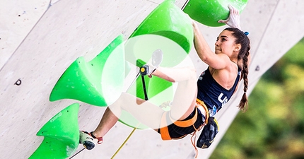 Brooke Raboutou e i suoi boulder in Svizzera