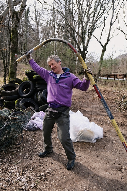 Climb & Clean 2022, Matteo Della Bordella, Massimo Faletti - Climb and Clean 2022: pulizia della falesia Valganna, in provincia di Varese