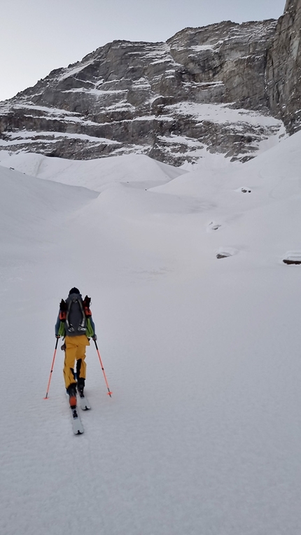 Valsertal, Austria, Simon Messner, Martin Sieberer, Goodbye Innsbrooklyn - Simon Messner e Martin Sieberer in apertura su Goodbye Innsbrooklyn sulla nord del Schrammacher nel Valsertal, Austria