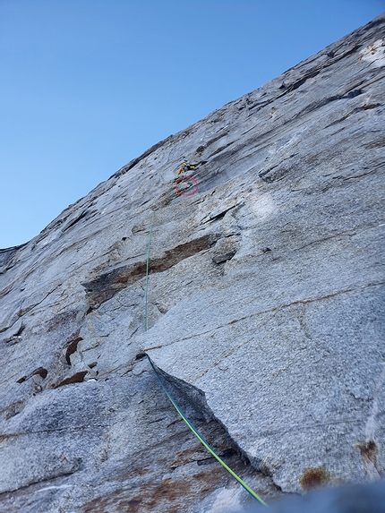 Valsertal, Austria, Simon Messner, Martin Sieberer, Goodbye Innsbrooklyn - Simon Messner and Martin Sieberer establishing Goodbye Innsbrooklyn on the north face of Schrammacher in the Valsertal, Austria