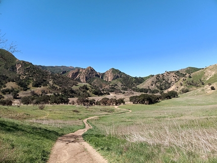 California climbing USA - L'ingresso di Malibu Creek