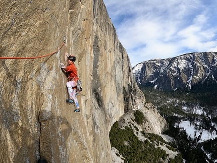 Seb Berthe abbandona il tentativo sulla Dawn Wall di El Capitan