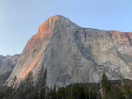 Sébastien Berthe, Dawn Wall, El Capitan, Yosemite - Seb Berthe attempting the Dawn Wall on El Capitan, Yosemite, spring 2022