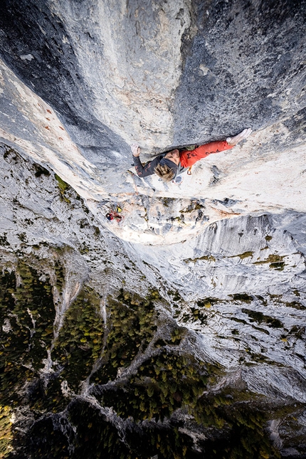 Firewall, Feuerhorn, Guido Unterwurzacher, Simon Berger - Guido Unterwurzacher ripete Firewall sul Feuerhorn, assicurato da Simon Berger