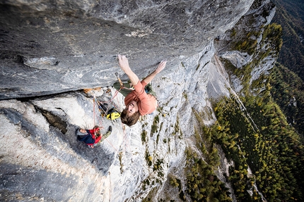 Firewall on Feuerhorn finally repeated by Guido Unterwurzacher, Simon Berger