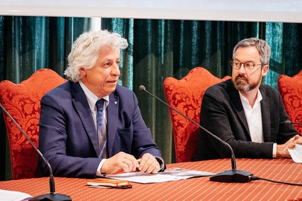 Trento Film Festival 2022 - Mauro Leveghi con Franco Ianeselli al Trento Film Festival 2022