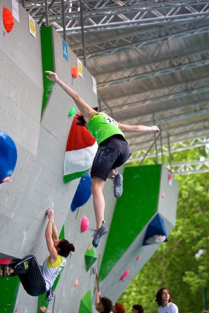 Milan Climbing 2011, la Coppa del mondo di arrampicata a Milano - fall from the block