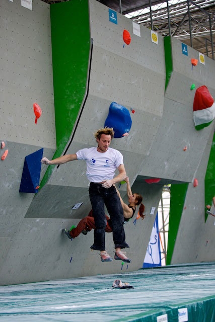 Milano Climbing 2011 - fall from the boulder