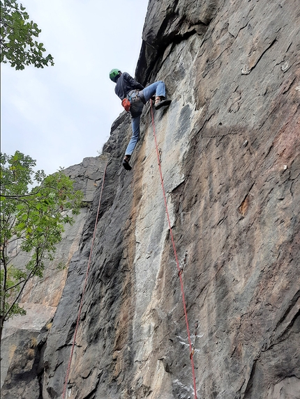 Rochers de Saint-Germain, Valle d'Aosta, Mario Ogliengo, Rocco Perrone - Piroga 7a, Rochers de Saint-Germain, Valle d'Aosta