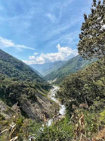 Salkantay, Perù - Ceja de Selva, Salkantay, Perù, durante il secondo giorno del trekking