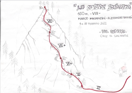 Val Rendena, Parco Naturale Adamello Brenta, Marco Maganzini - La relazione di La Cuspide Scarlatta (Val Rendena)
